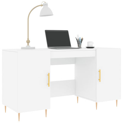 Bureau 140X50X75 Cm Bewerkt Hout