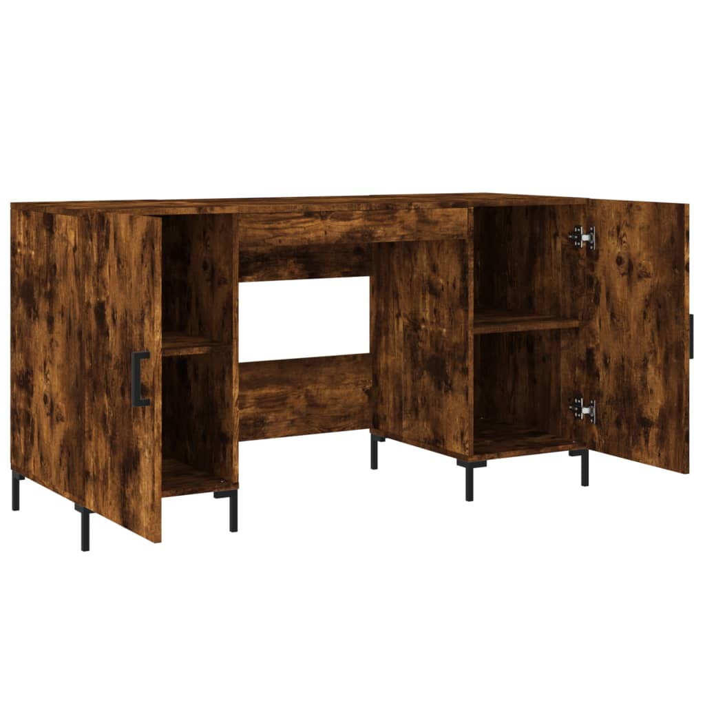 Bureau 140X50X75 Cm Bewerkt Hout Kleurig