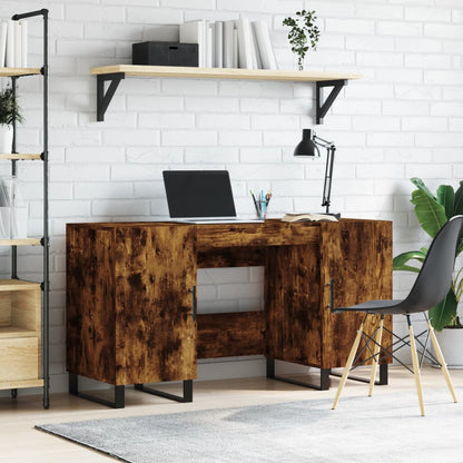 Bureau 140X50X75 Cm Bewerkt Hout