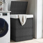 Wasmand Met Deksel 46X33X60 Cm Poly Rattan