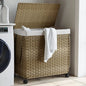 Wasmand Op Wielen 60X35X60,5 Cm Rattan