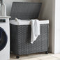 Wasmand Op Wielen 60X35X60,5 Cm Rattan