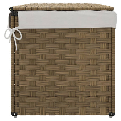 Wasmand Met Deksel 55,5X35X34 Cm Poly Rattan