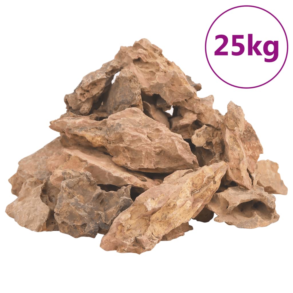 Drakenstenen 25 Kg 1-10 Cm Bruin