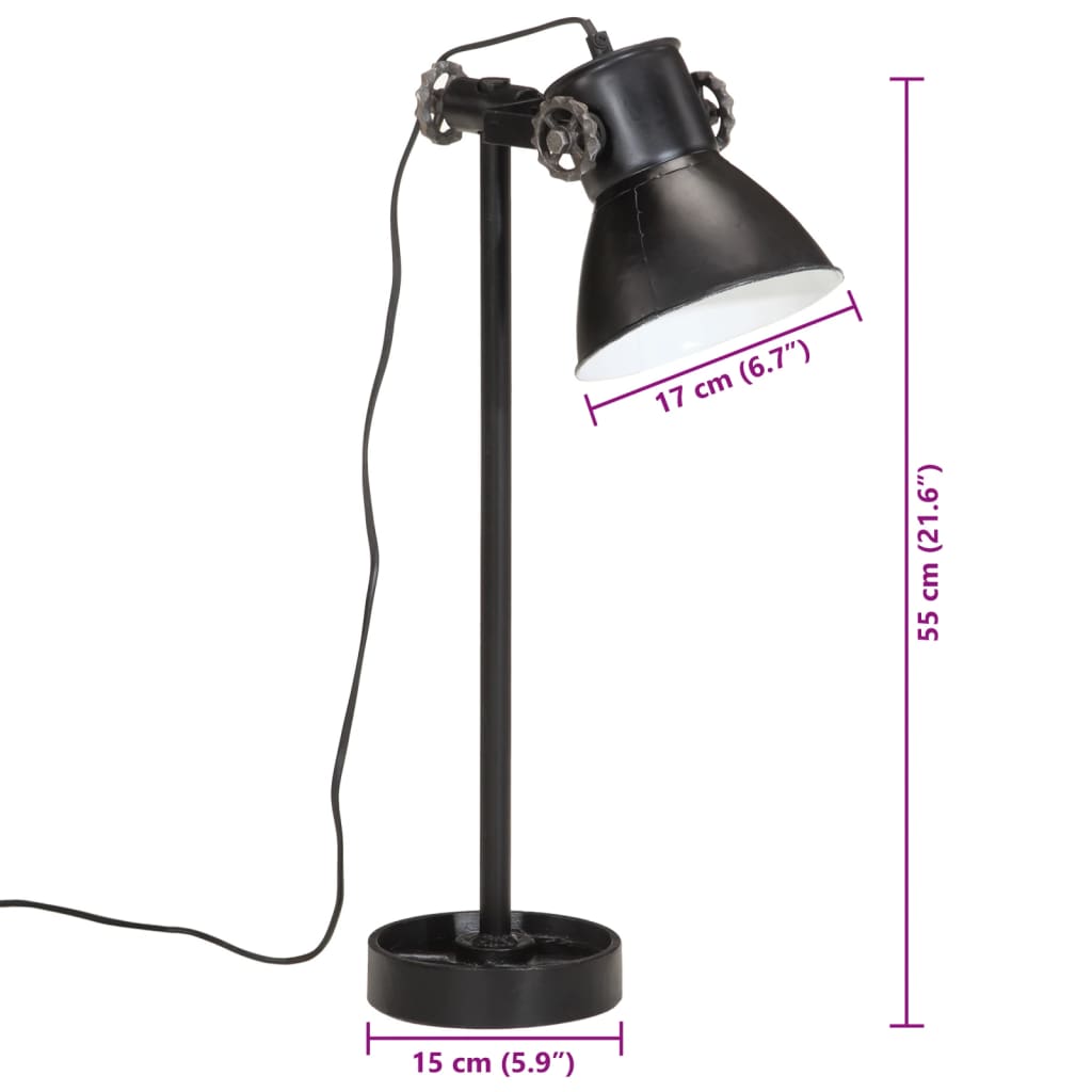 Bureaulamp 25 W E27 15X15X55 Cm