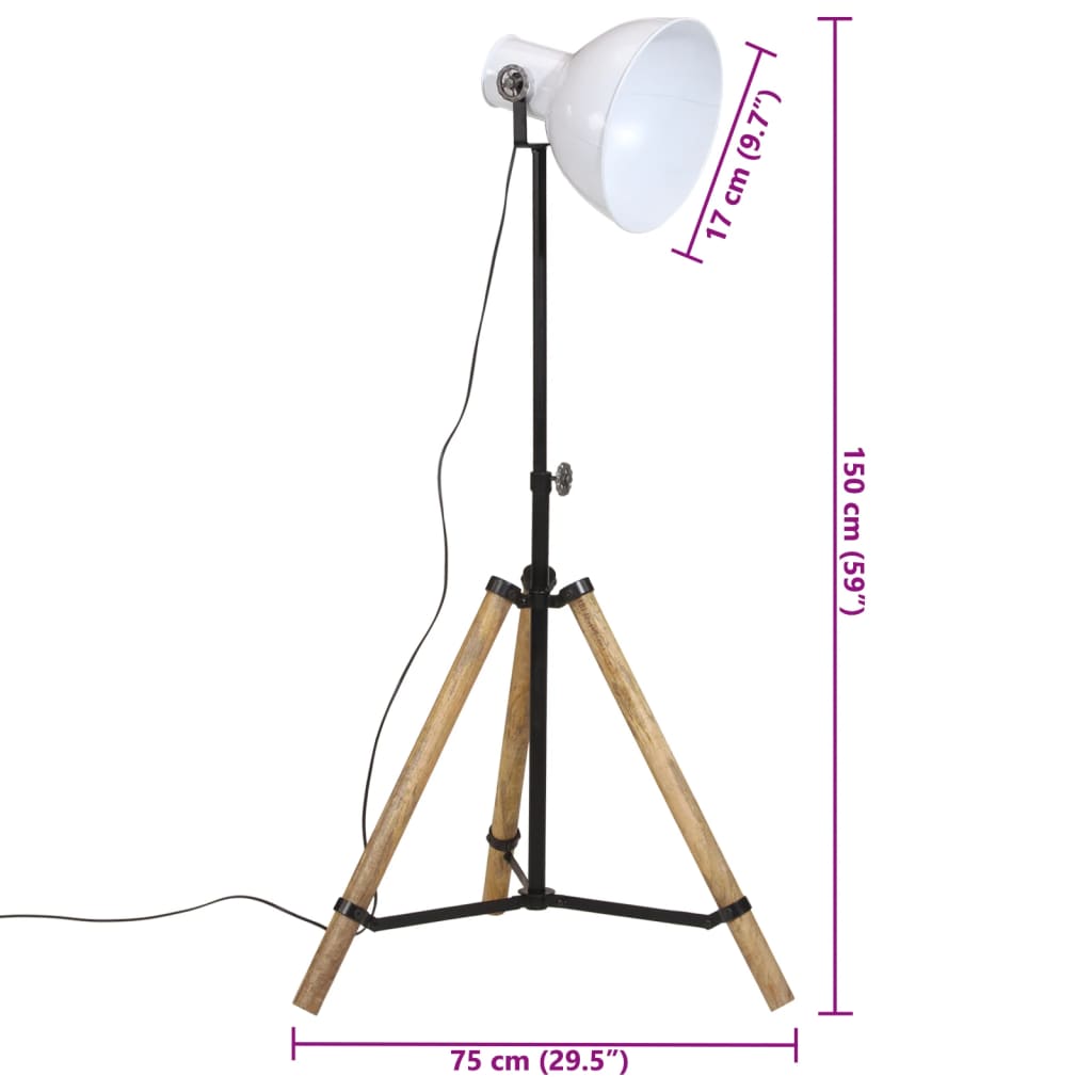 Vloerlamp 25 W E27 75X75X90-150 Cm