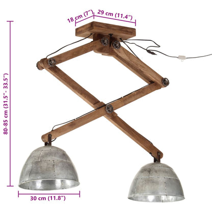 Plafondlamp 25 W E27 29X18X85 Cm Vintage Kleurig