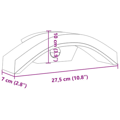 Buitenwandlamp Led Met Sensors Gegoten Aluminium Zwart