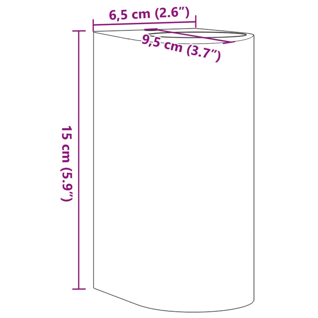 Buitenwandlampen Gegoten Aluminium Zwart