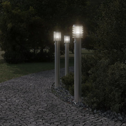 Buitenvloerlampen Met Sensors 110 Cm Roestvrijstaal