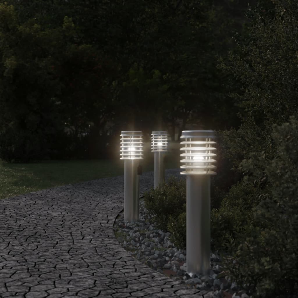 Buitenvloerlampen Stopcontact 60 Cm Roestvrijstaal