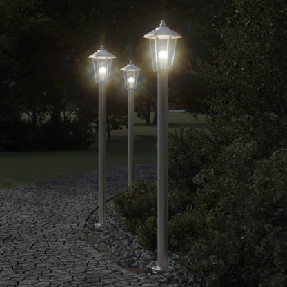 Vloerlamp Voor Buiten Roestvrijstaal Kleurig Zilver