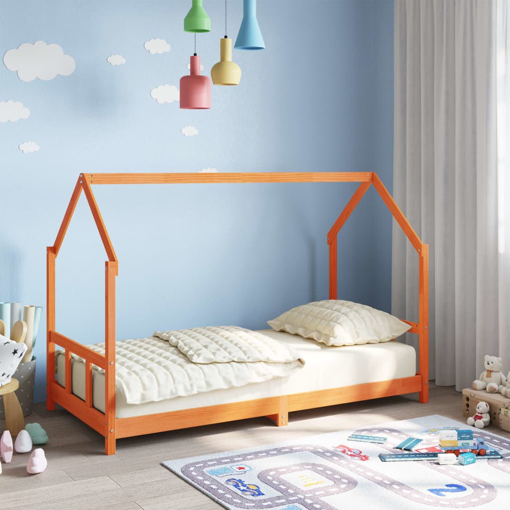 Kinderbedframe Massief Grenenhout