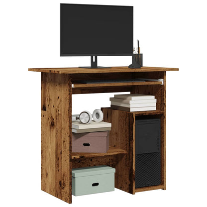 Bureau 80X45X74 Cm Bewerkt Hout