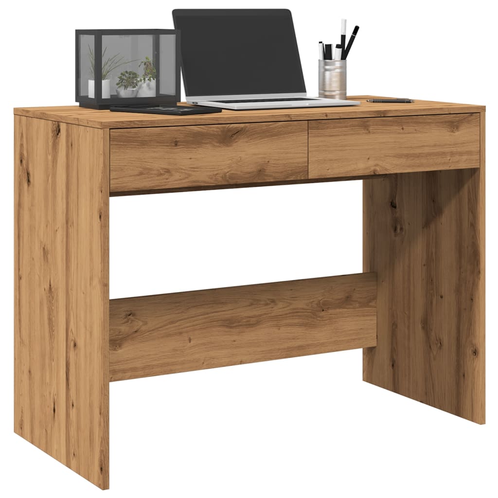 Bureau 101X50X76,5 Cm Bewerkt Hout