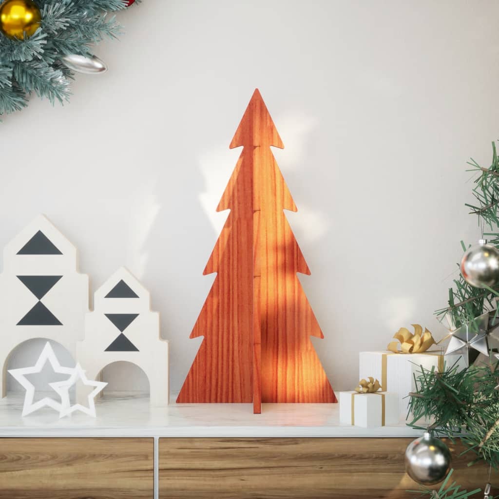 Kerstdecoratie Kerstboom Massief Grenenhout