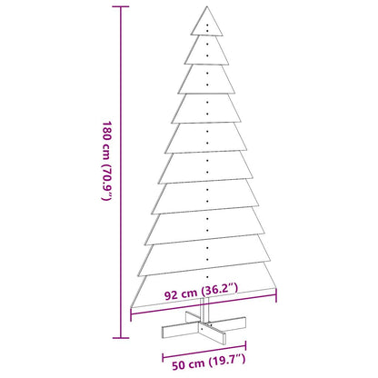 Kerstdecoratie Kerstboom Massief Grenenhout