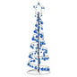 Kerstboom Lichtkegel Met Kerstballen 100 Led's Warmwitte