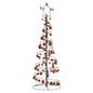 Kerstboom Lichtkegel Met Kerstballen 100 Led's Warmwitte