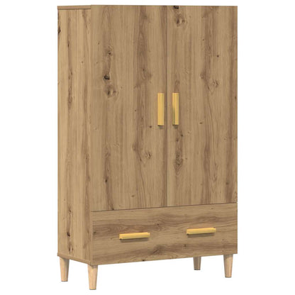 Hoge Kast 70X31X115 Cm Bewerkt Hout